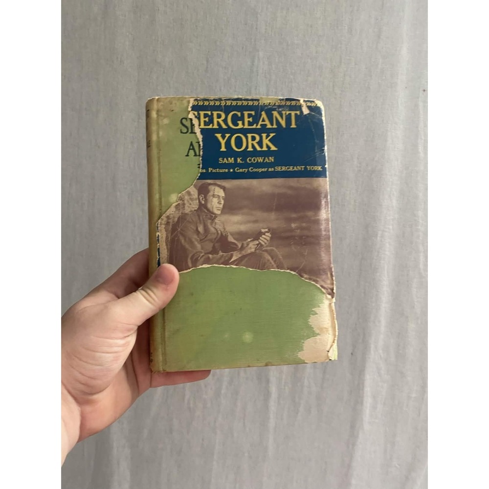 Grosset Dunlap Sergeant York His People Sam Cowan Hardcover Book Movie 1922